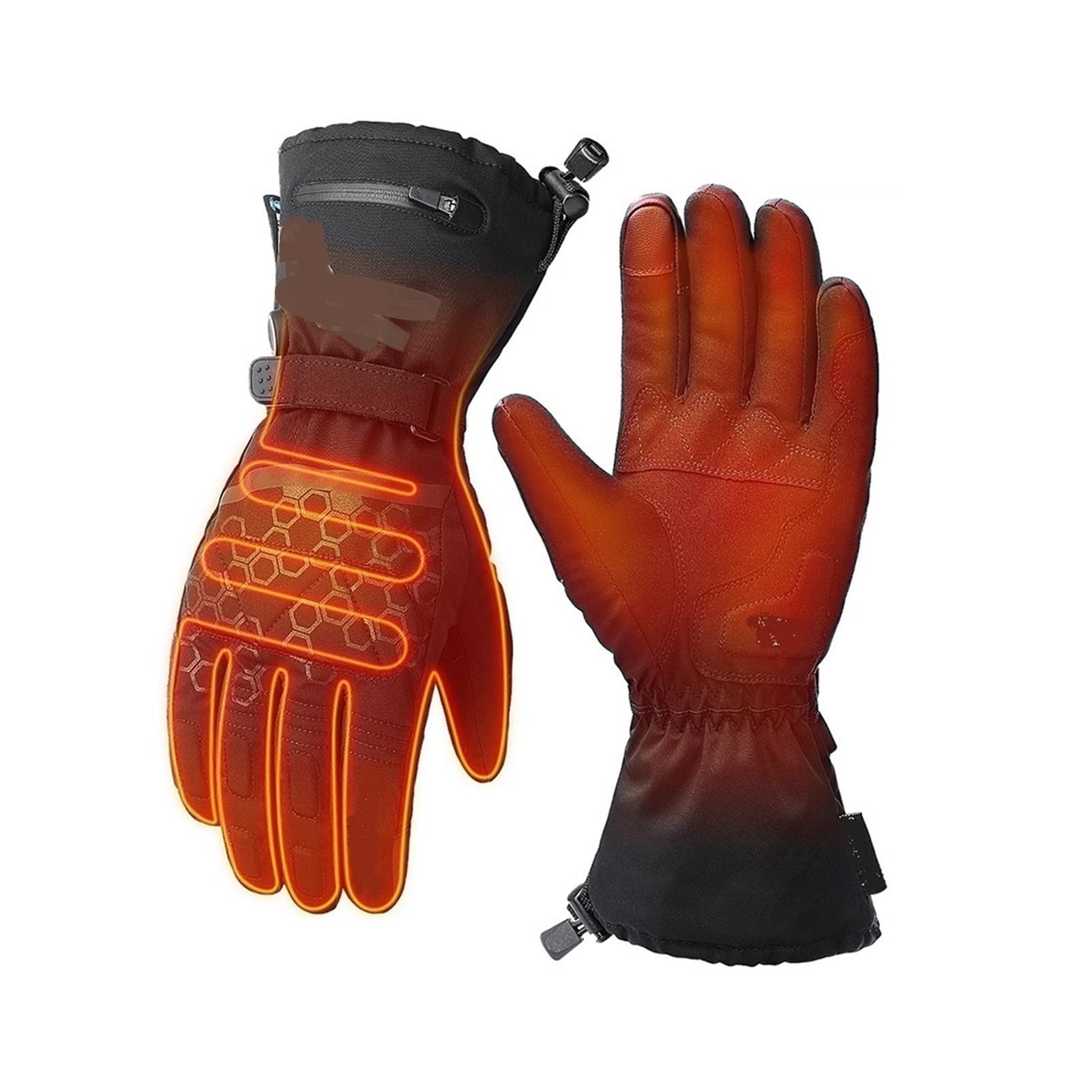 Guanti riscaldati elettricamente USB Guanti da riscaldamento elettrico touch -cle touchcycle Guanti termici ricaricabili USB Guanti da ciclismo batteria in mountain bike inverno