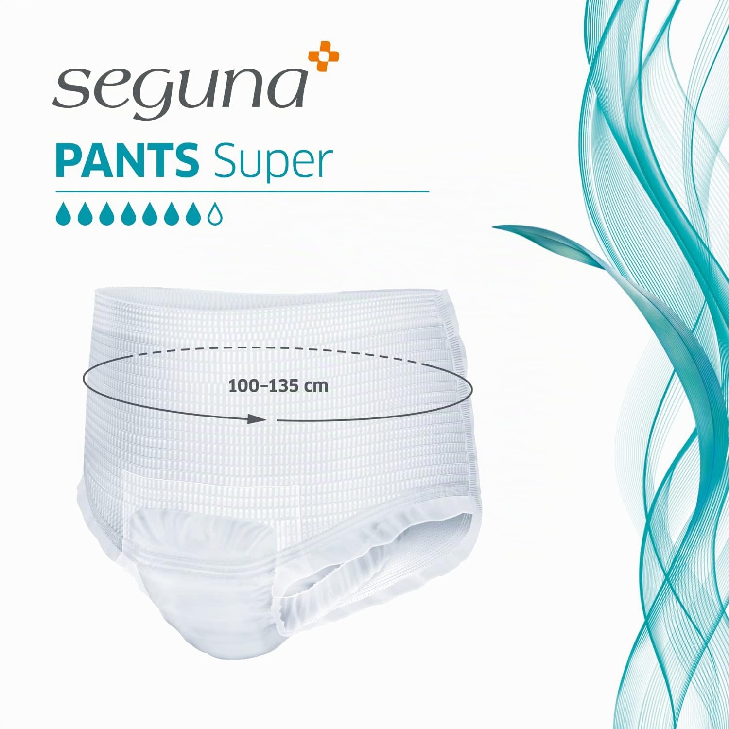 SEGUNA Pants Super, Inkontinenz Pants, Windelhosen für Erwachsene, Frauen, Männer, Inkontinenzhosen bei Blasenschwäche (L (Sparpaket 4 x 20 Stück))