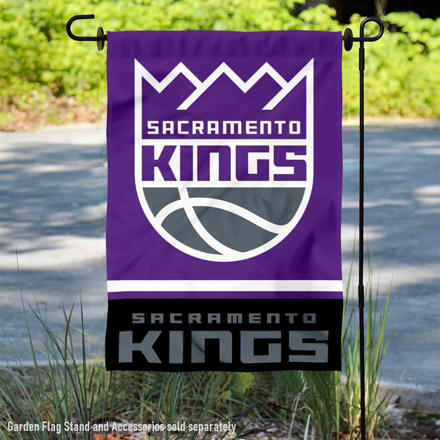 WinCraft Sacramento Kings Double Sided Garden Flag
