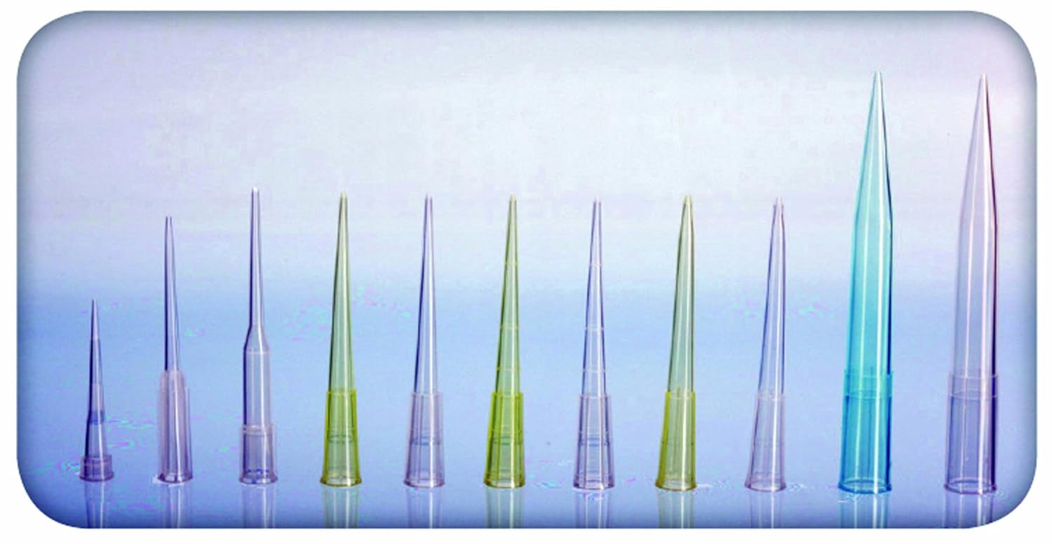 Thomas UN020GMSS Polypropylene 1-200 microliter UniFit ZFR Pipette Tip in Vacuum-Sealed Ecology MiniStacks, Sterile, Natural (Case of 5 Packs, 960 per Pack)