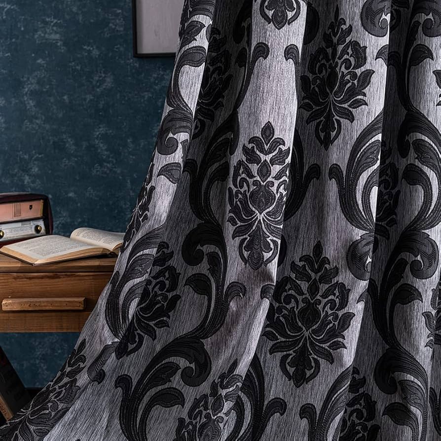 2枚入り 遮光カーテン シンプル 黒カーテン オーダーカーテン 100＊200 遮光カーテン サーチ ブラック 100×200cm 2枚組 | カーテン