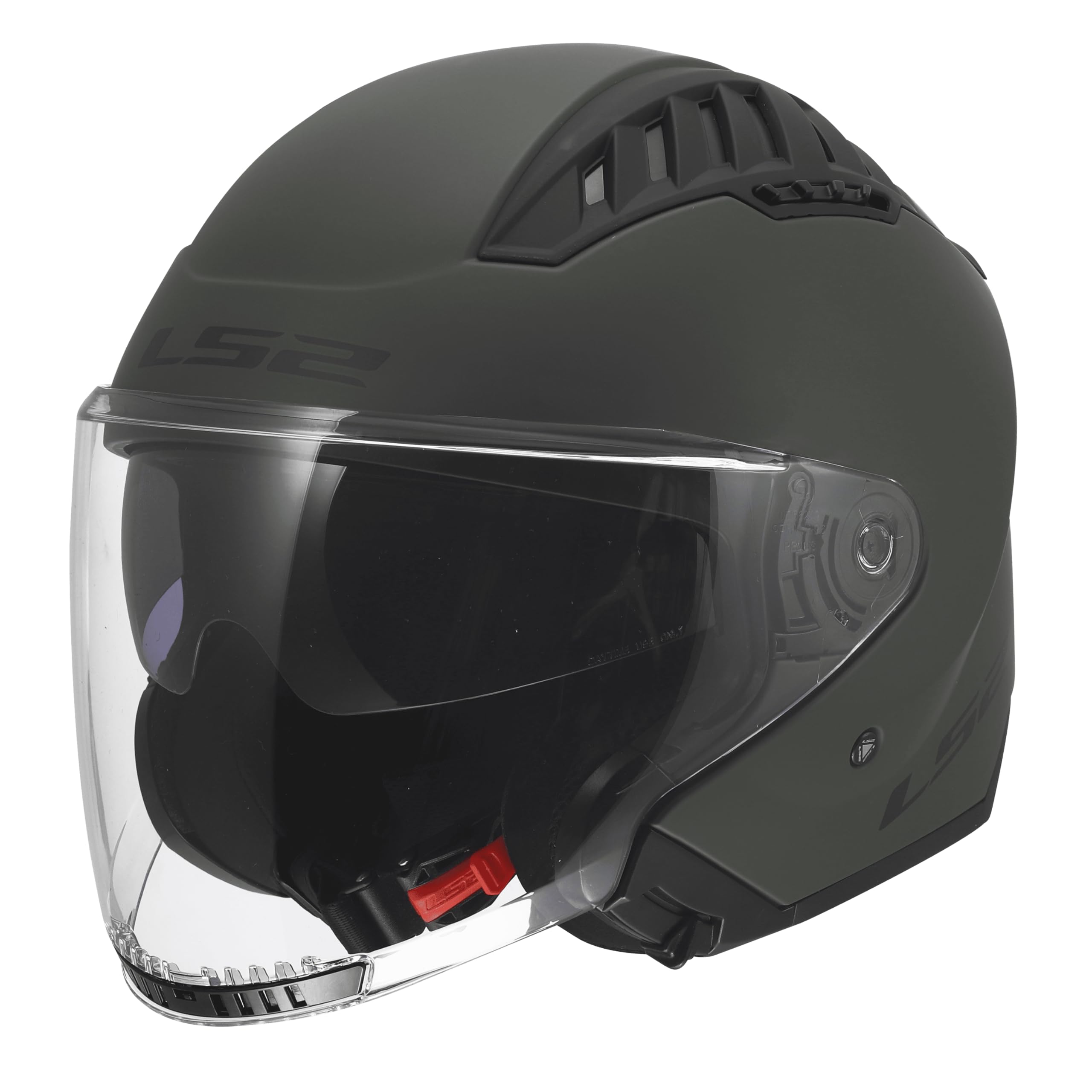 LS2, Casque Moto Jet COPTER II SOLID Military Green, L
