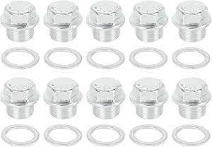 X AUTOHAUX 20 Stück 6 x 19 mm Edelstahl Schwarze Schrauben für Kfz