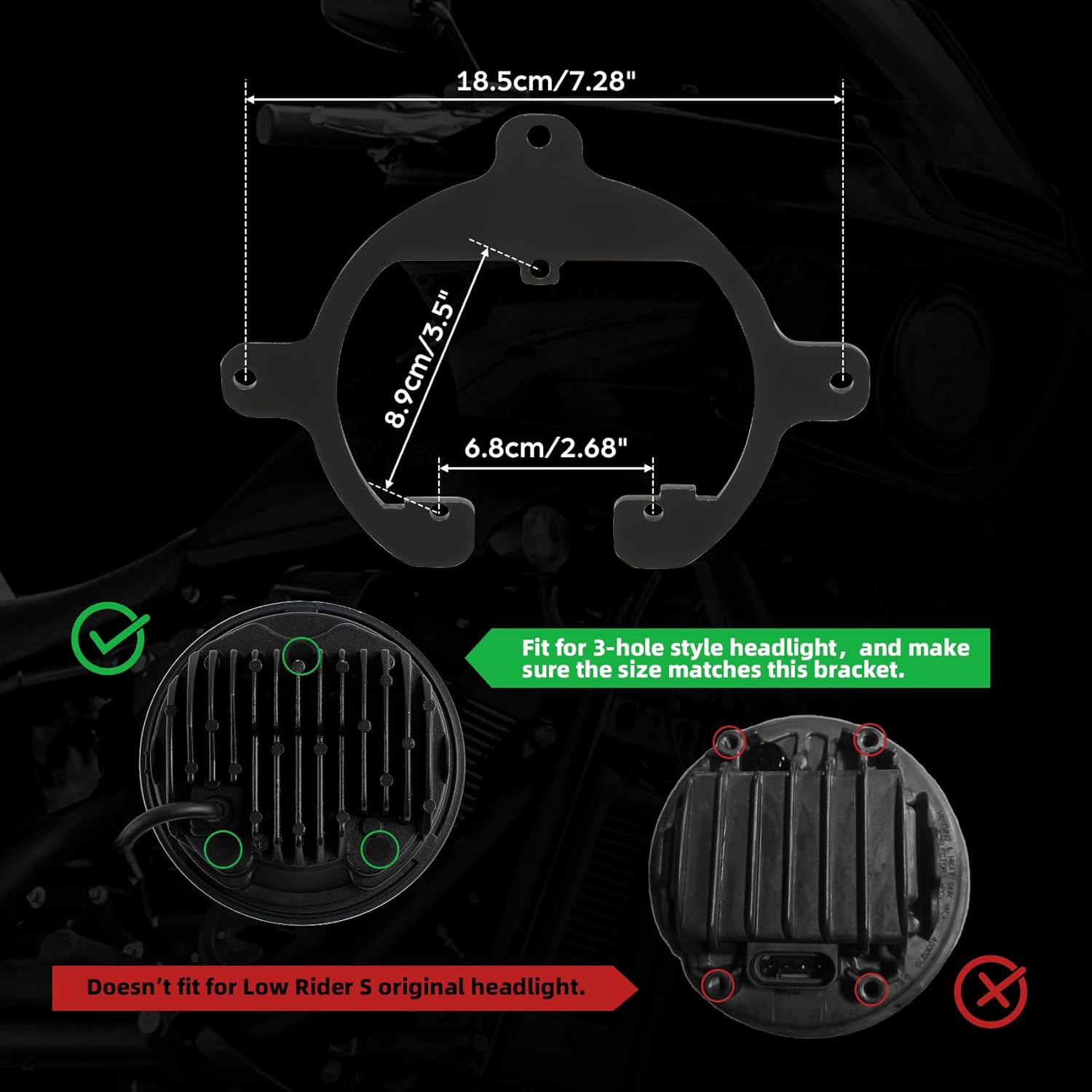TCMT Quarter Fairing Bracket Mounting Kit Fit For Harley Low Rider S 2020-2025 57001250