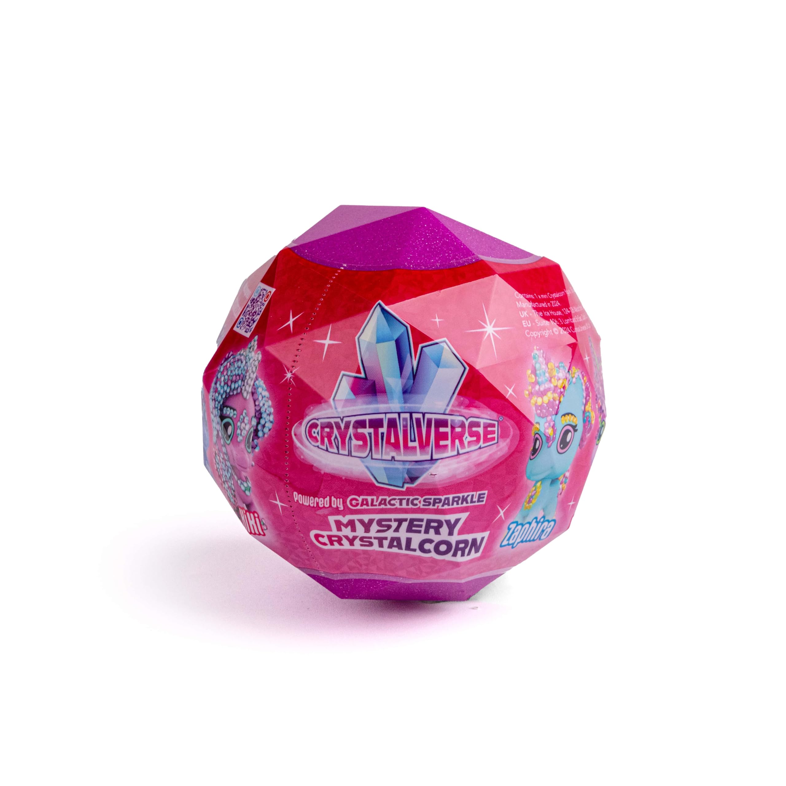 Crystalverse Blind Capsule Collectible - Collectible Figure for Children - Mystery Miniature Unicorn Toy - Diamond Painting for Kids - Gifts for Girls - 6 Surprise Characters to Collect