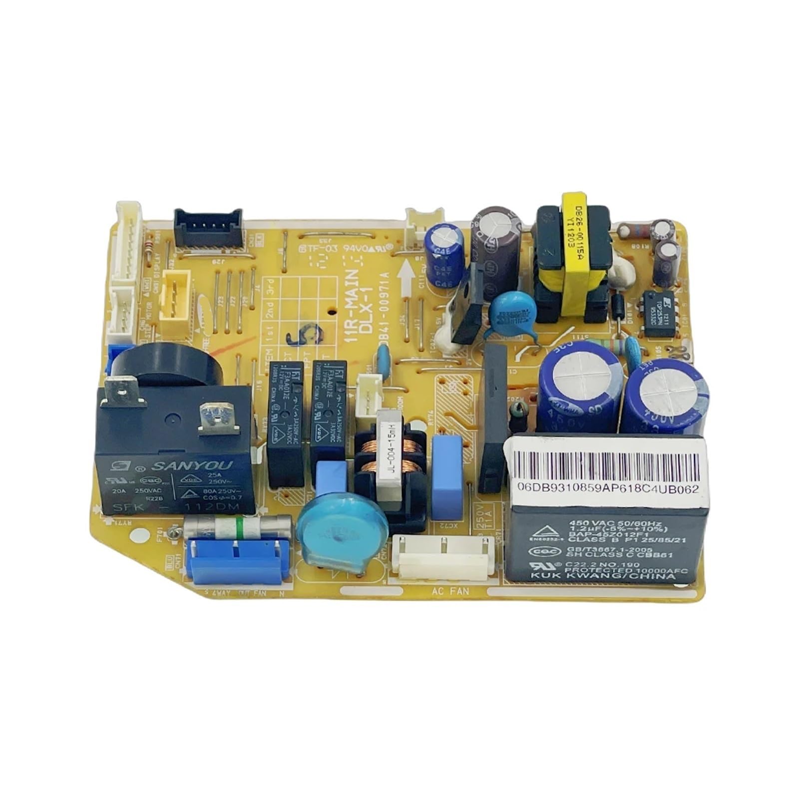Weigexieo One Color Db93-10859A Circuit Pcb Db41-00971A Indoor Unit Control Board ，Compatible For Samsung， Air Conditioner Control Board