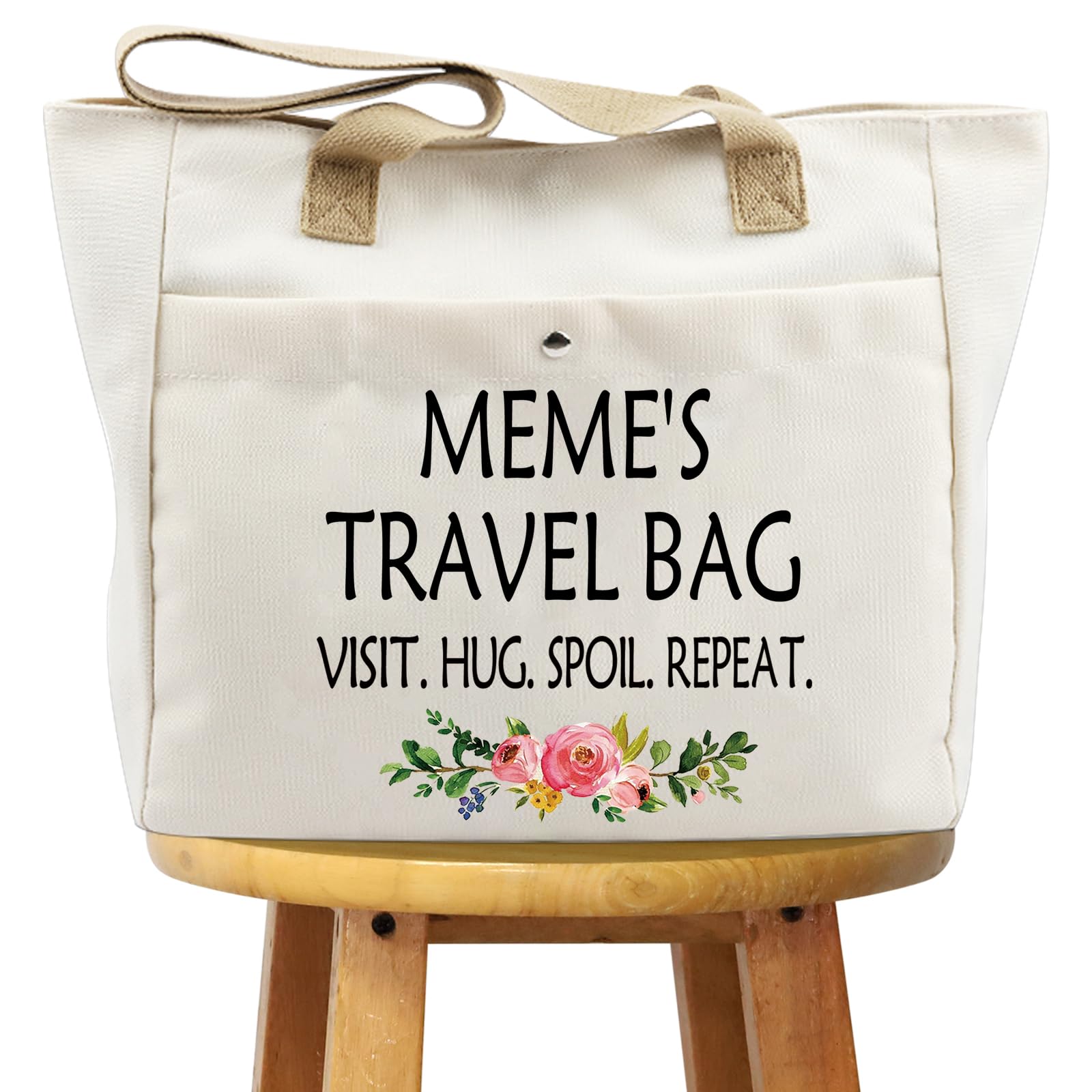 WCGXKO Mother’s Day Gift Grandma Birthday Gift Mother’s Day Merchandise Tote Bag Travel Bag For Grandma