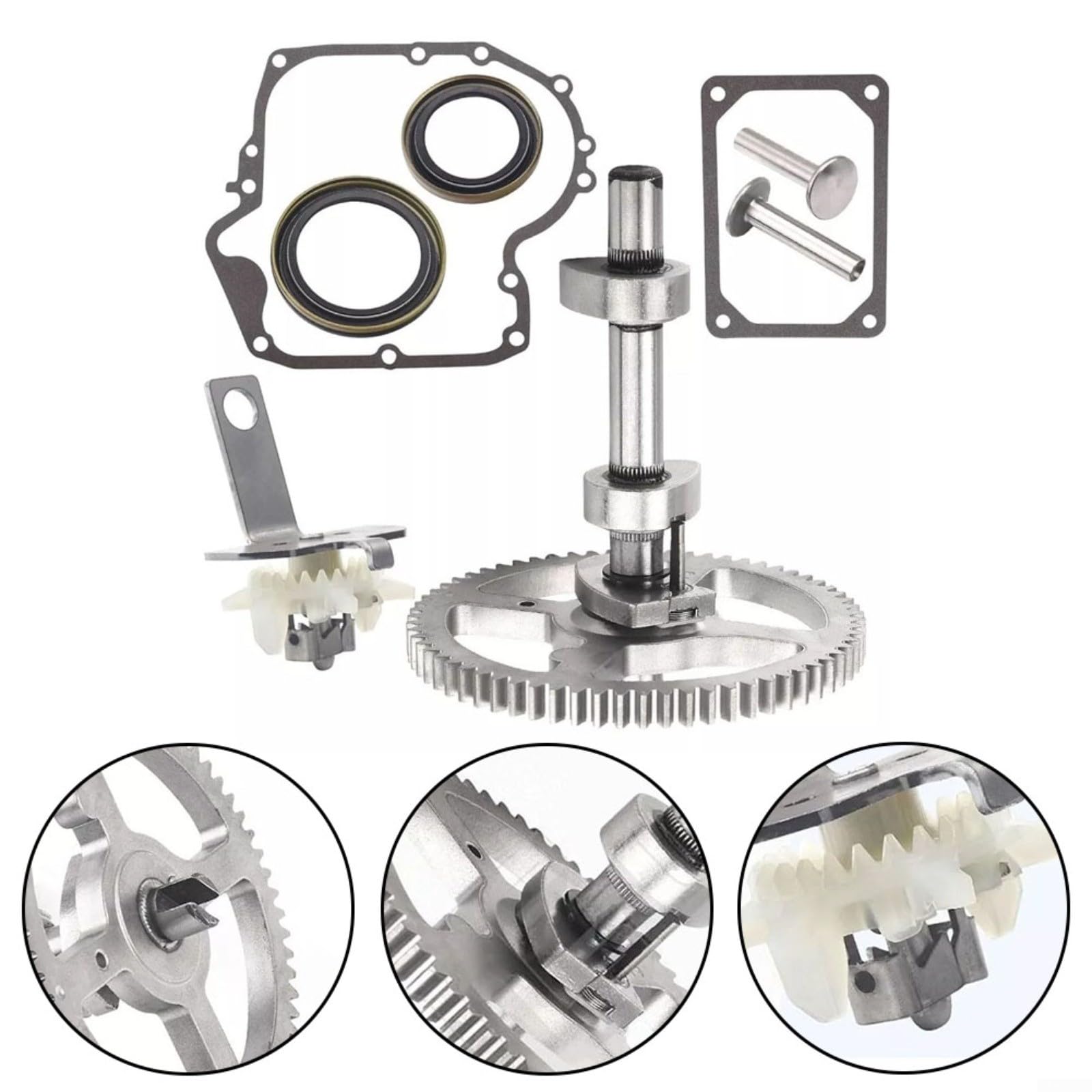 Rasenmäher Nockenwellen-Kit 84005207 793880 mit Dichtungen und Öldichtungen für 4-Takt-Kleinmotoren, kompatibel mit Modellen 282H00/31E877/331777
