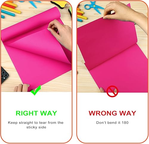 Miniatura 4 de Zubebe 6 blocs de notas adhesivas grandes de 11 x 11 pulgadas, colores brillantes gigantes, bloc de notas autoadhesivas, notas cuadradas para