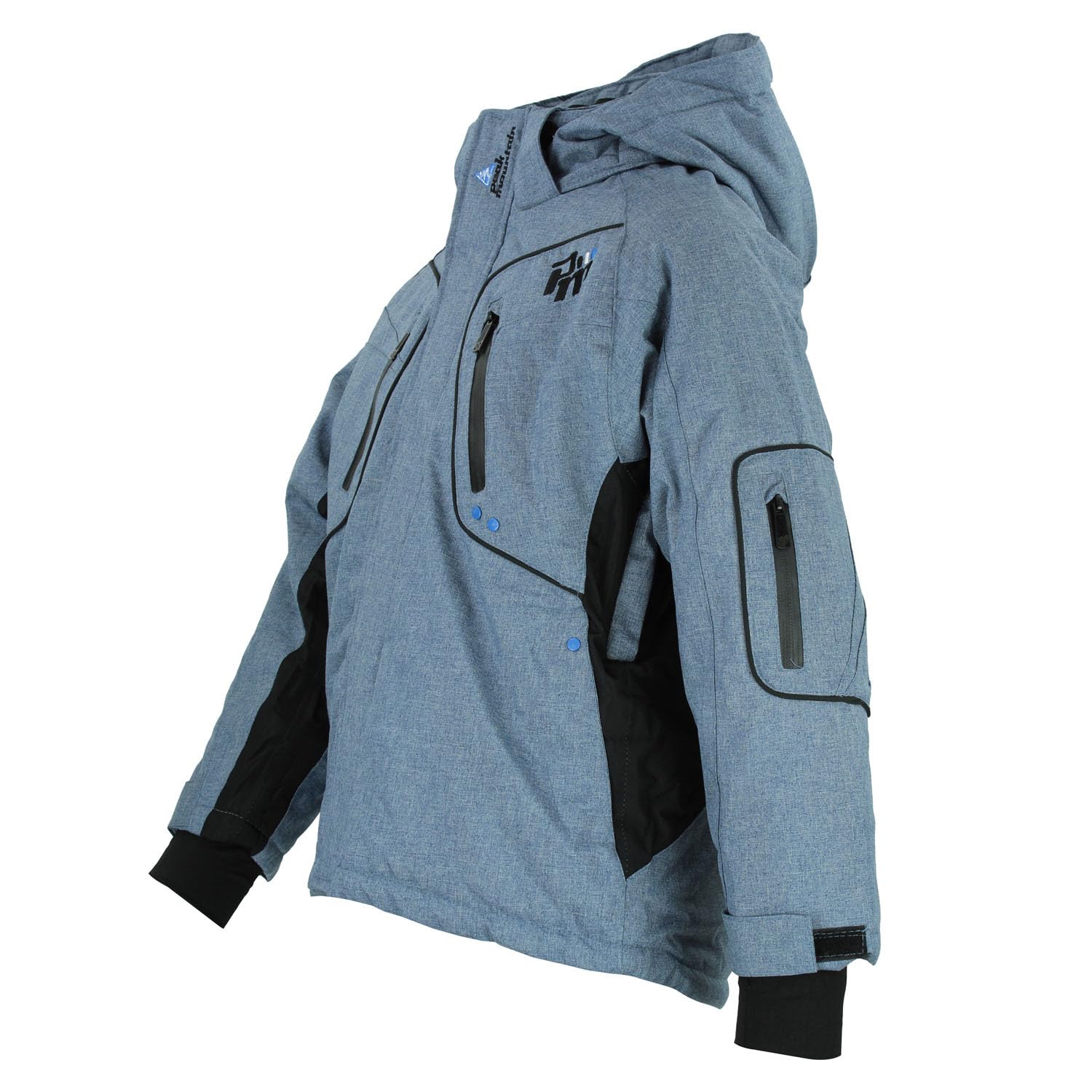 Peak Mountain - Giubbotto di Sci Ragazzo ECAMATE38-blu-4 Anni