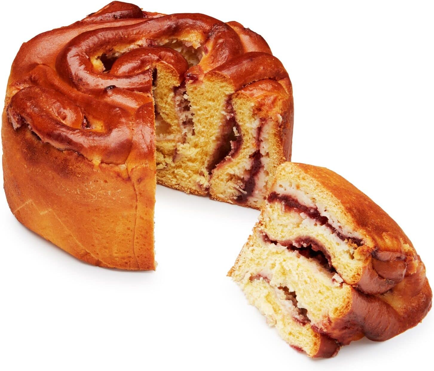 Cherry Cheese Babka, 20oz European Coffee Cake, 2 Pack