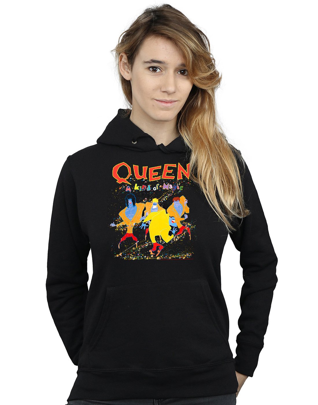 Absolute Cult Queen Women's A Kind Of Magic Hoodie Black Small