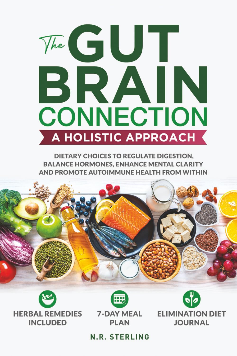 THE GUT-BRAIN CONNECTION: A HOLISTIC APPROACH: DIETARY CHOICES TO REGULATE DIGESTION, BALANCE HORMONES, ENHANCE MENTAL CLARITY AND PROMOTE AUTOIMMUNE HEALTH FROM WITHIN