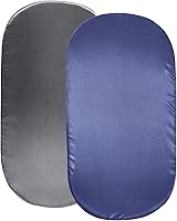 Vista 20 de SiinvdaBZX 2 piezas de sábanas de cuna satinadas para cabello de bebé, sábanas ajustadas de cuna sedosas y suaves para colchón de cuna de reloj