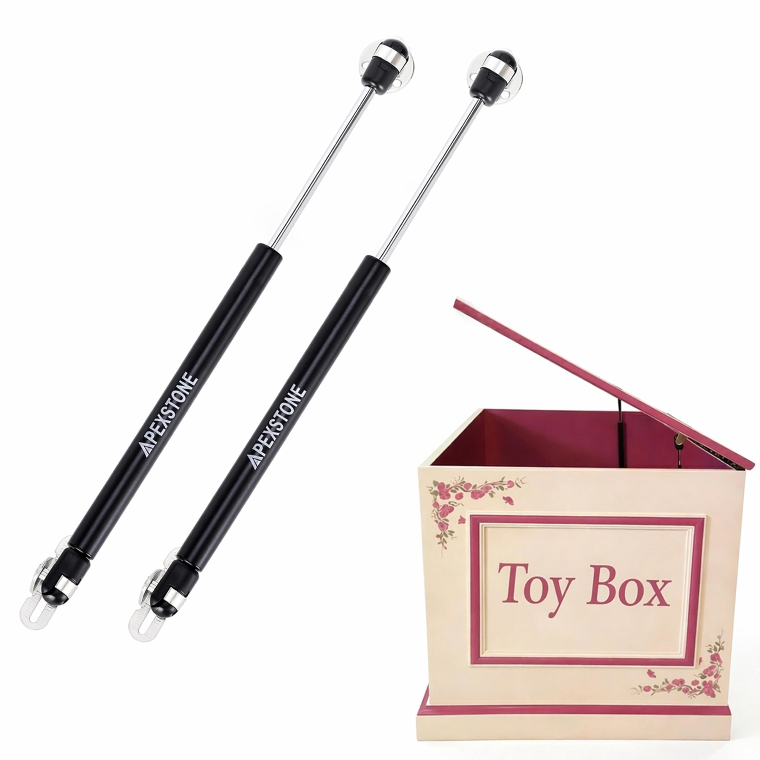 Apexstone Soft Close Hinges for Toy Box, Slow Closing Safety