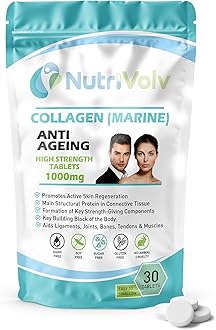 Collagen (Marine) 1000mg - Skin Anti Ageing Tissue Joints Bones - 30 Tablets