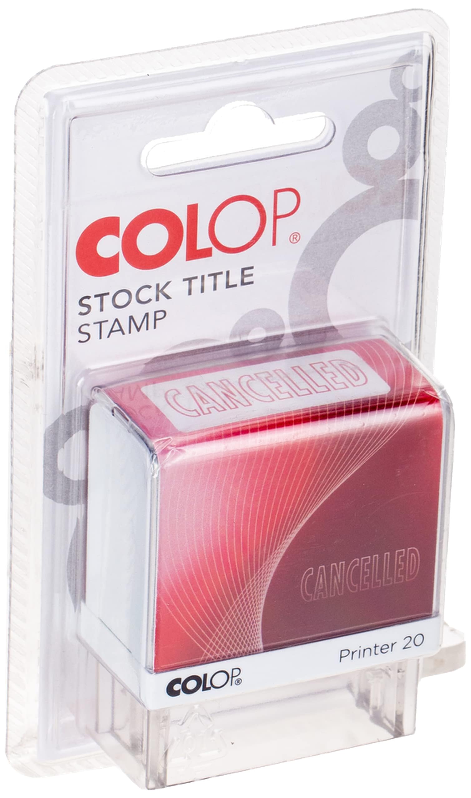 Colop Phrase Stamp 14X38Mm Cancelled In A Blister