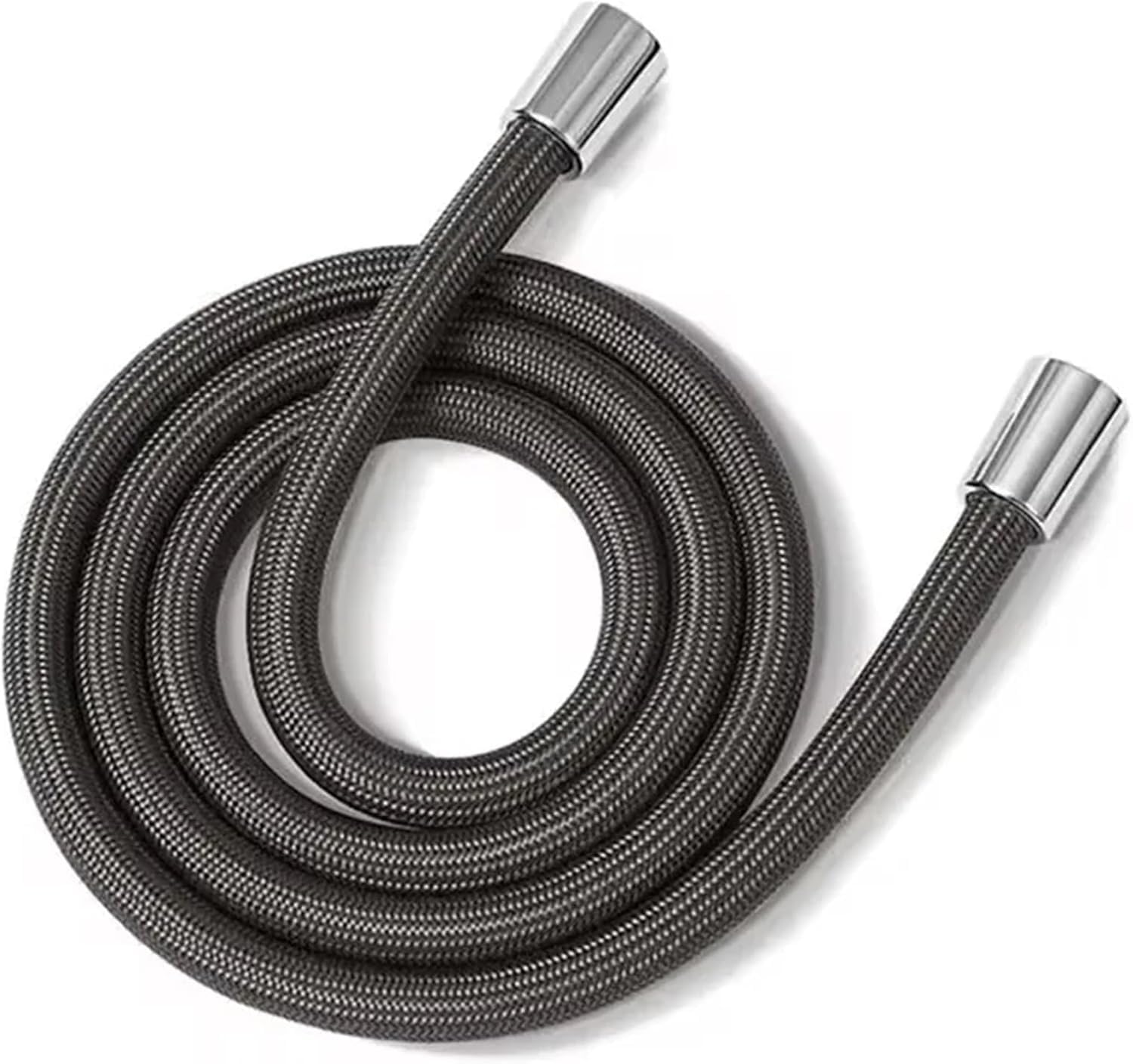 Manguera flexible de ducha de nailon gris de 1.5m para alta presión