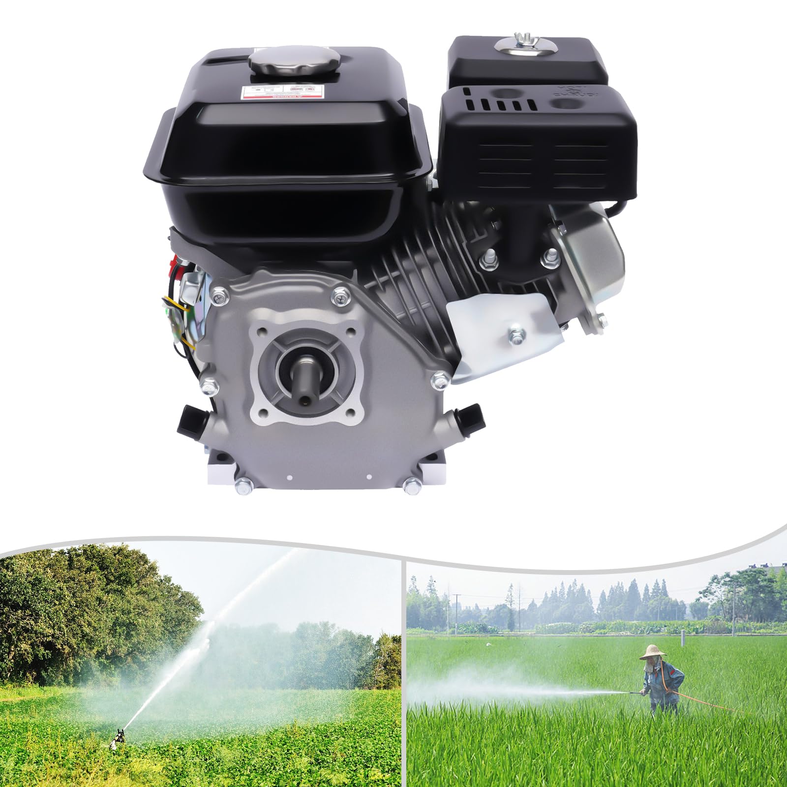 7,5 CV, 4 tempi, motori a benzina a 4 tempi, motore a benzina, motore a propulsione, motore go-kart, motori industriali, motori stazionari a benzina, motore a deposito