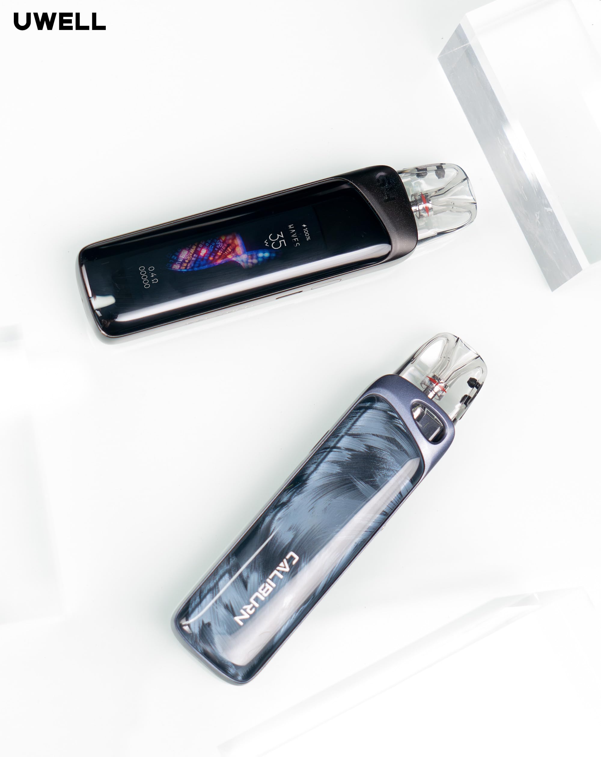uwell caliburn akkulaufzeit Uwell Caliburn G4 PRO Stripe Black mit OLED und 1800 mAh Akku
