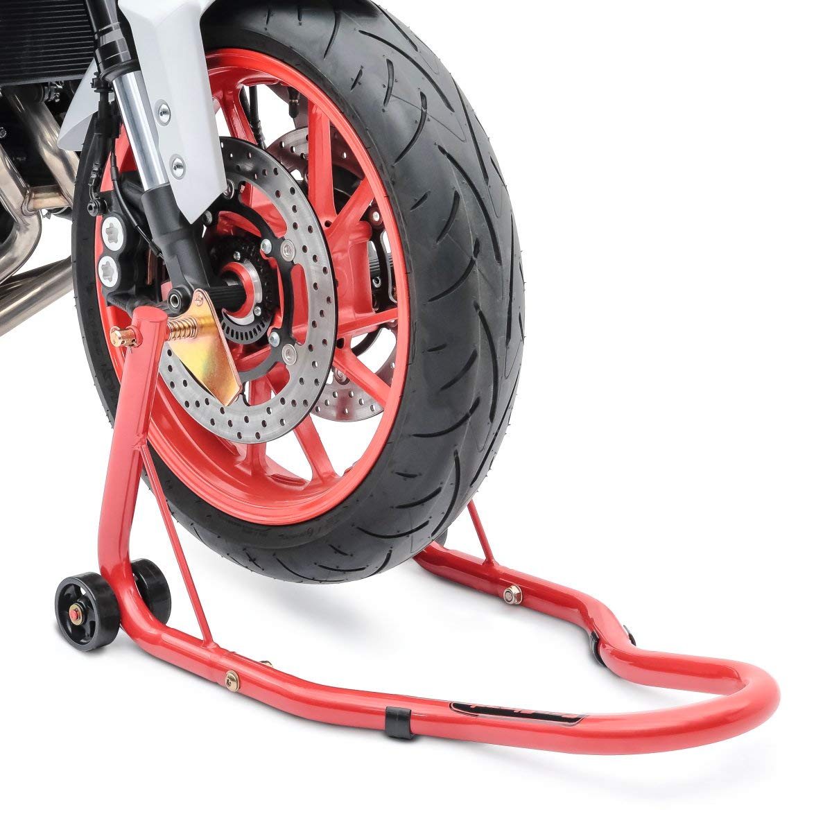 Caballete Moto Delantero ConStands Classic Front Rojo Compatible para BMW F 650/ CS Scarver, F 650 GS/Dakar/ST, F 800 GS/R/S/ST, G 450 X