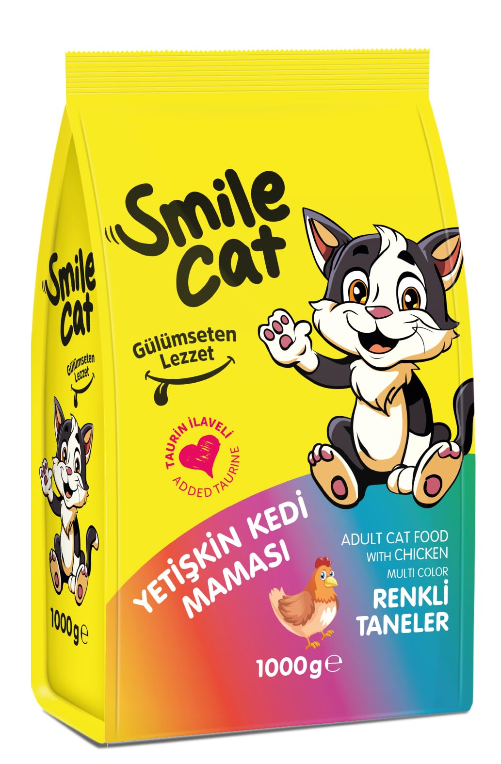 Smile Cat Yetişkin Kedi Mix 1 kg Kuru Mama