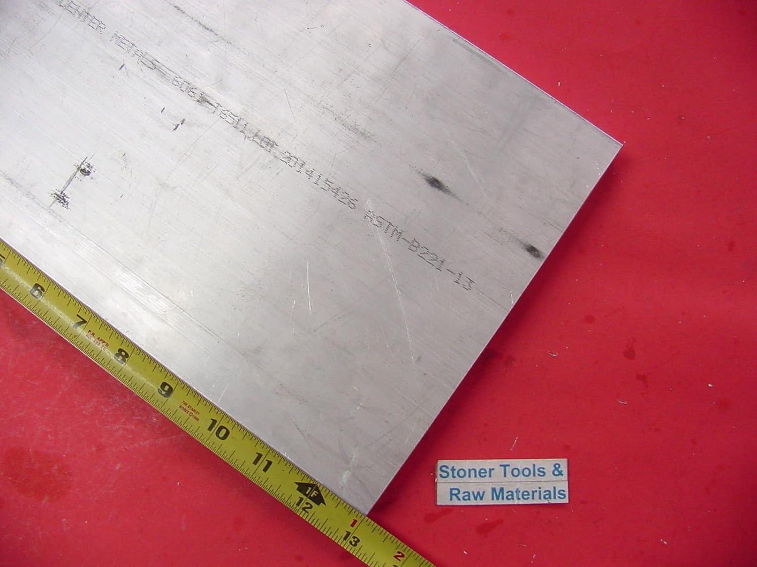 1/2" X 8" X 13" Aluminum 6061 Flat BAR Solid T6511 New Mill Stock Plate .50" New