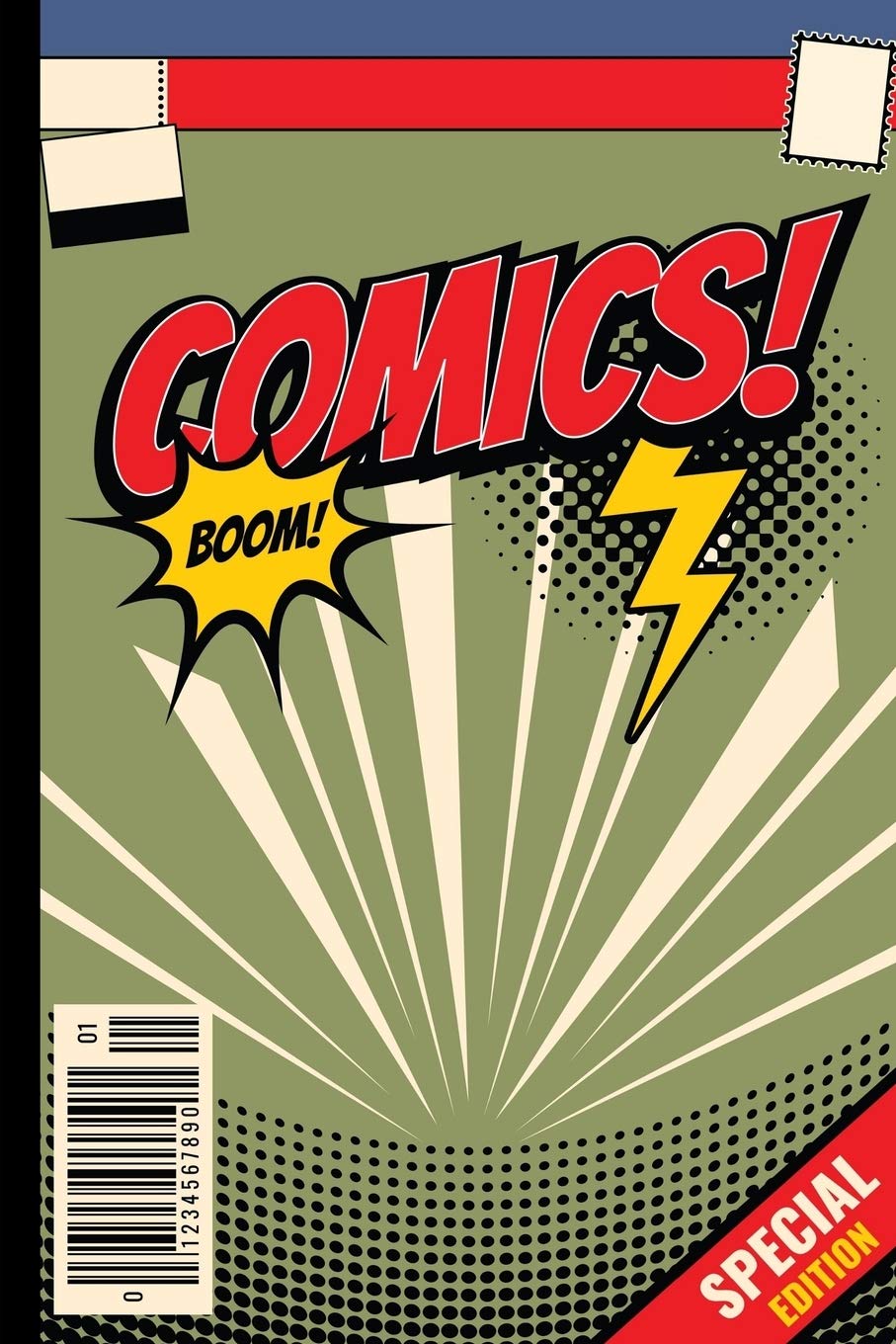 Blank Comic Book: Create Your Own Graphic Novels and Comics | 120 Blank Comic Strips | 6x9 inches |