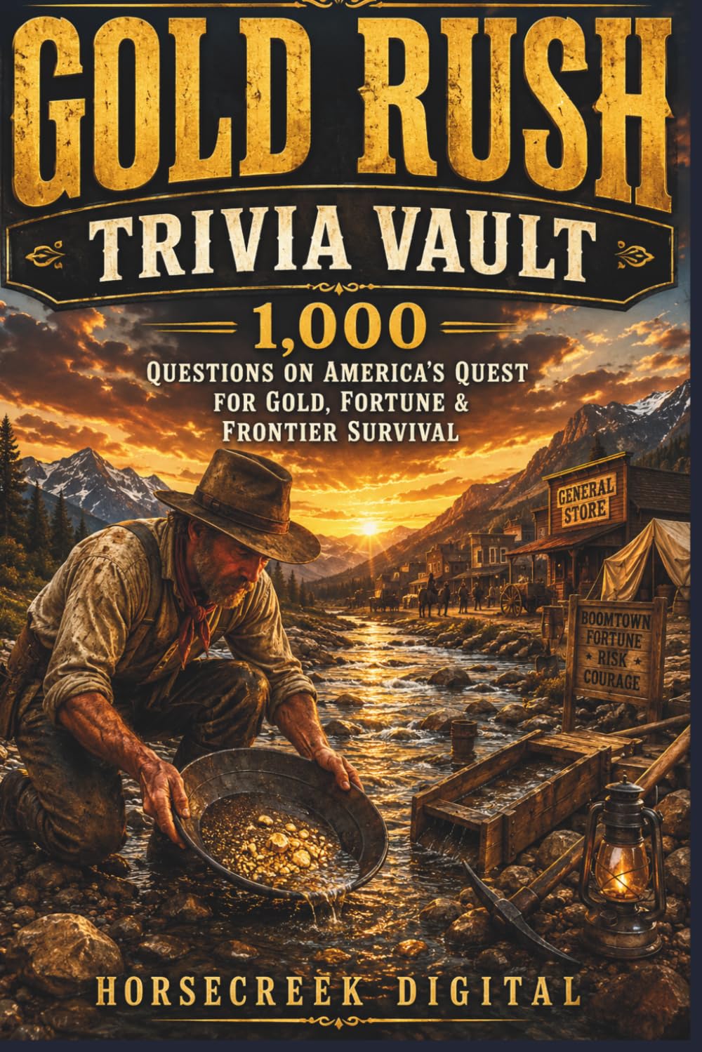 Gold Rush Trivia Vault: 1,000 Questions on America’s Quest for Gold, Fortune & Frontier Survival