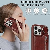 Vista 111 de Havaya Funda para iPhone 13 Pro Max y iPhone 12 Pro Max, cartera compatible con magsaf 2 en 1, desmontable magnética con tarjetero y ranura trasera