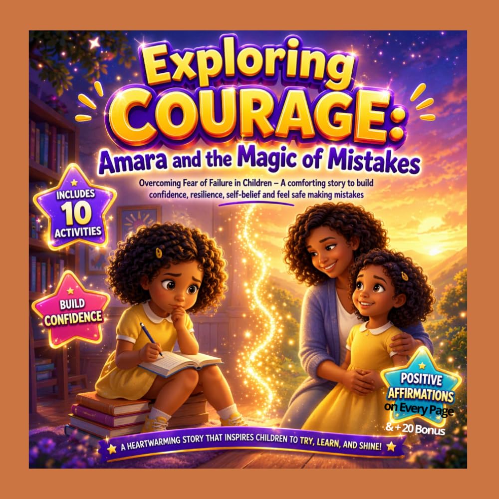 Exploring Courage: Amara and the Magic of Mistakes: Overcoming Fear of Failure in Children – A comforting story to build confidence, resilience, ... Fear, Build Confidence, Affirmations ...)
