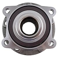 Vista 542 de TRQ Juego de 2 rodamientos de rueda trasera y conjunto de cubo con sensor ABS compatible con Ford Transit Connect 2014-2018