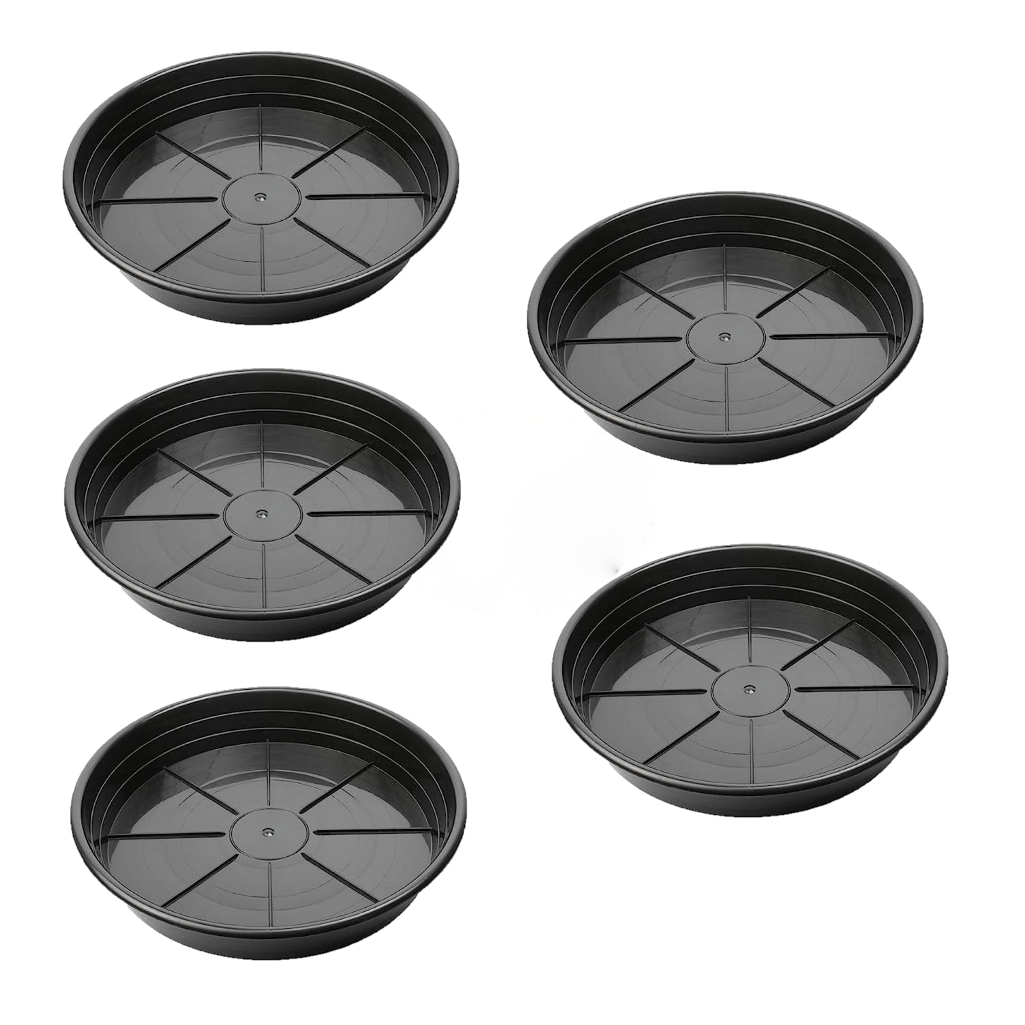 Sunpack 16" Premium Saucer, Black - Image 4