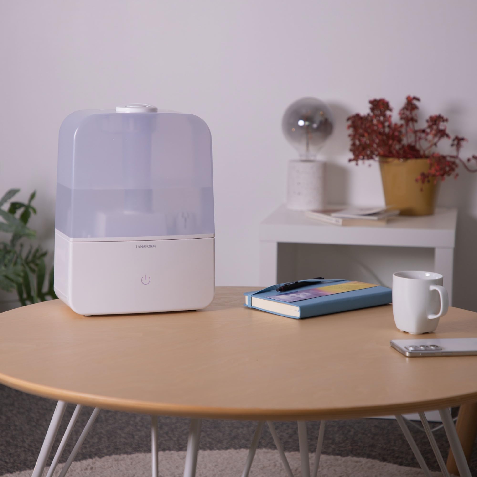 LANAFORM - Breva - Humidificateur D'air - Humidificateur D'air Chambre - Plusieurs Modes - Silencieux - 3.5 L