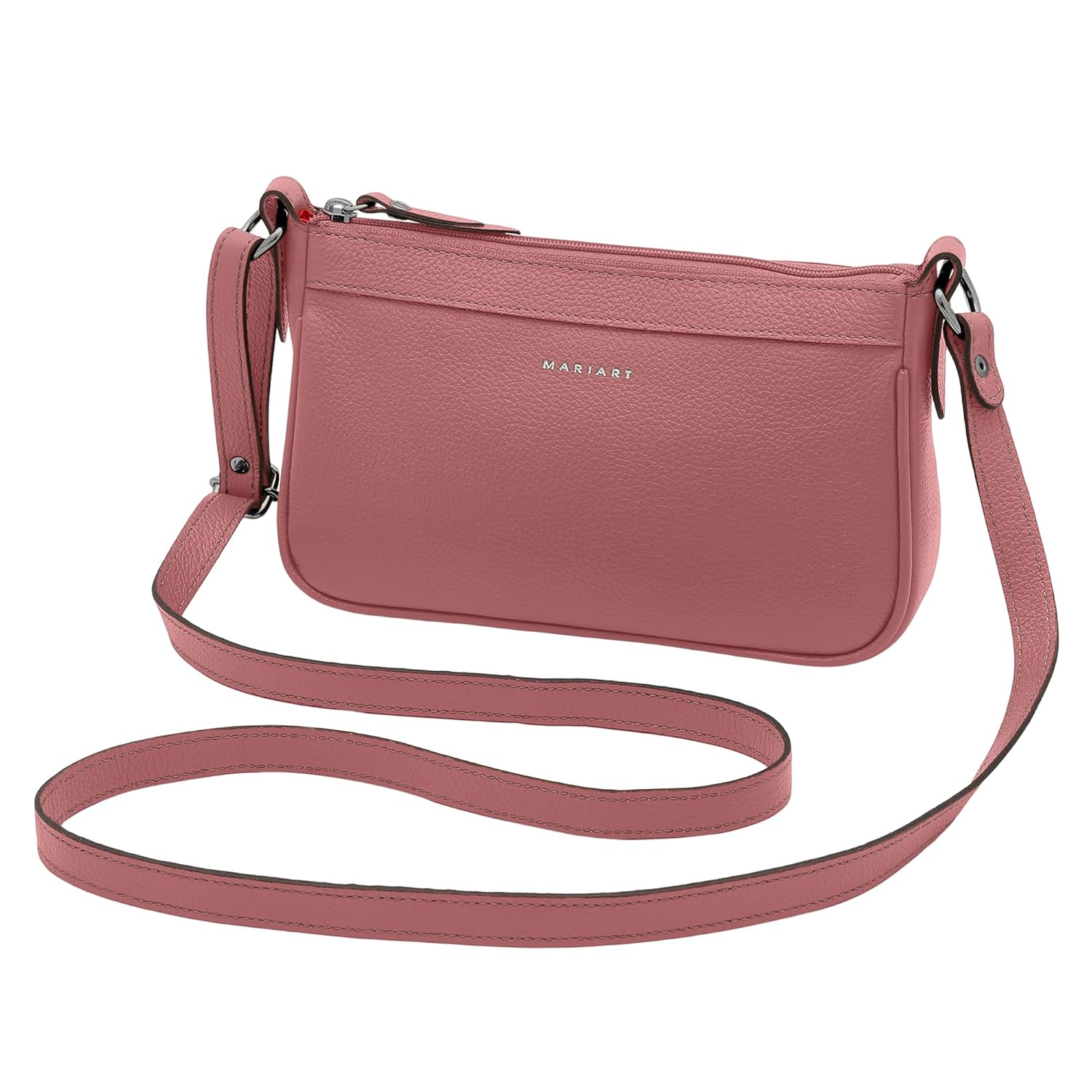 Mariart Maragogi Bolsa Transversal Feminina de Couro Bovino Legítimo