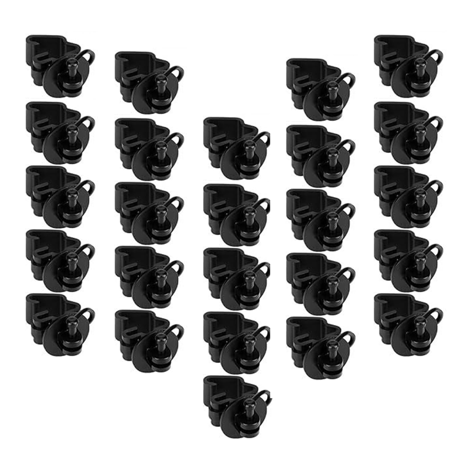25Pcs Multipurpose Sturdy Insulators for T Post Electric Fence Portable Fence Accessories for Daily Use Insulator