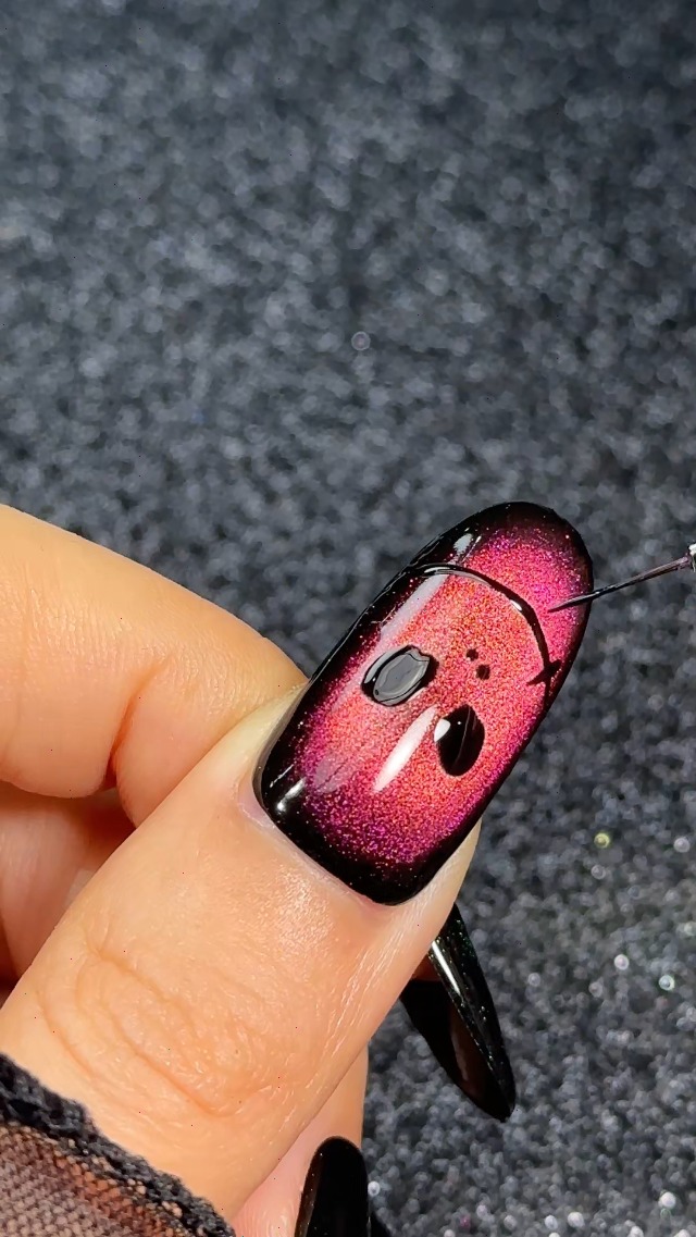 Amazon.com : MIZHSE 8 Colors 9D Cat Eye Gel Nail Polish, Magnetic