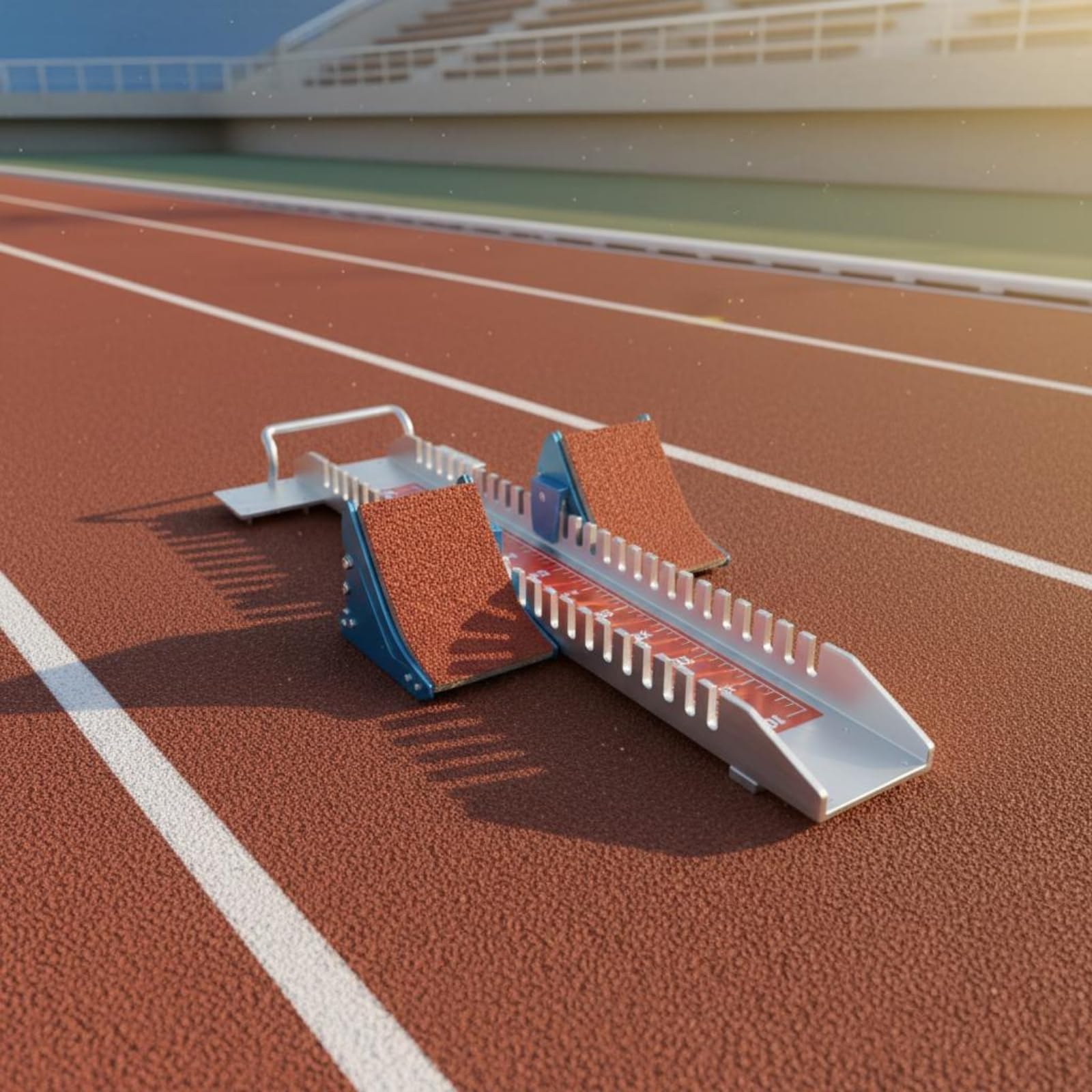 kowaku Blocco di Partenza Sportiva Multifunzione Blocco di Partenza in Alluminio Antiscivolo Attrezzatura Sportiva per Atleti