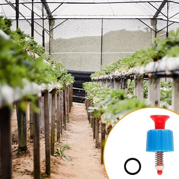 2 Pcs Automatic Valve Essential Relief Valve for 3L-8L Backpack Type Sprayer Easy to Install Plastic Component for Safe and Efficient Watering (Blue)
