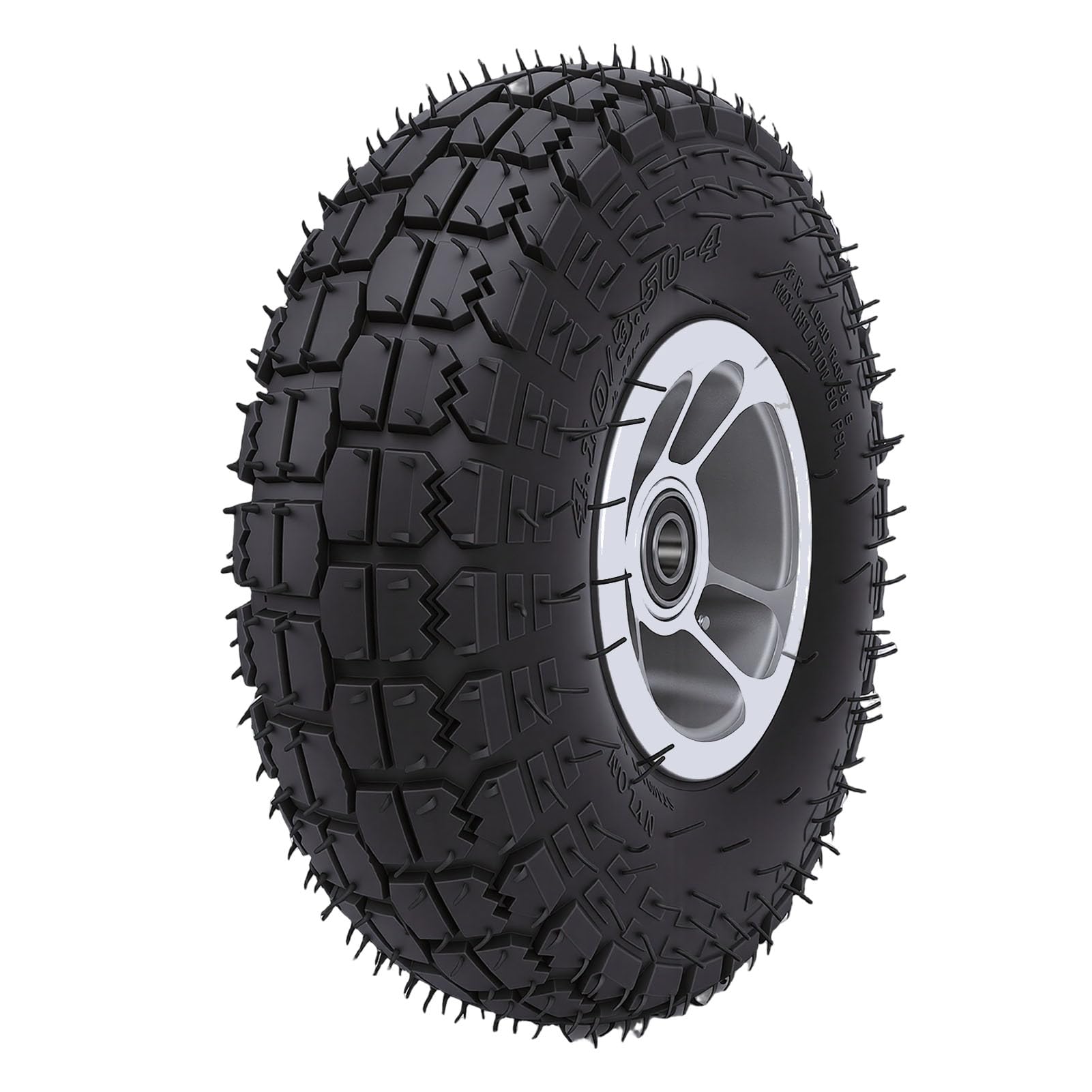 Amazon.co.jp: KIMISS 4.10/3.50-4 タイヤホイールセット 台車、手押し 