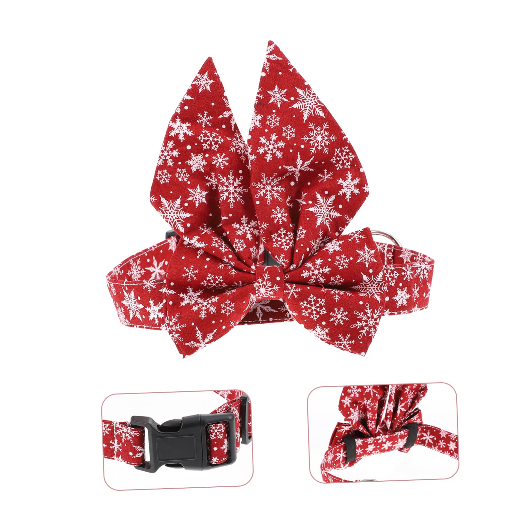 BESTonZON Collier Ajustable pour Chat avec Nœud Décoratif Collier de Noël pour Chaton Accessoires pour Animaux