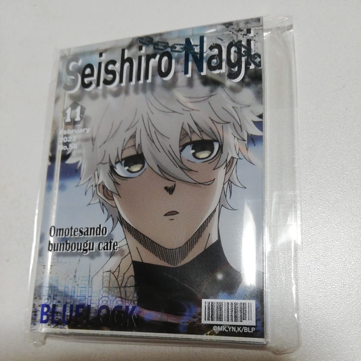 Blue Rock Kiyoshi Hachiraku Senseiro Nagi Reio SAE Rin Acrylic Block Stationery Cafe