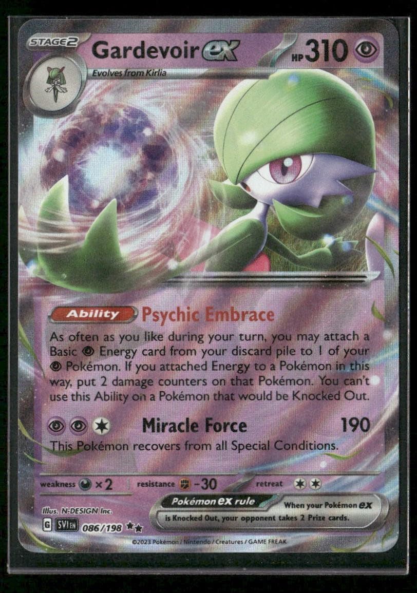 Gardevoir EX - 086/198 - Double Rare - Scarlet & Violet - NM/M