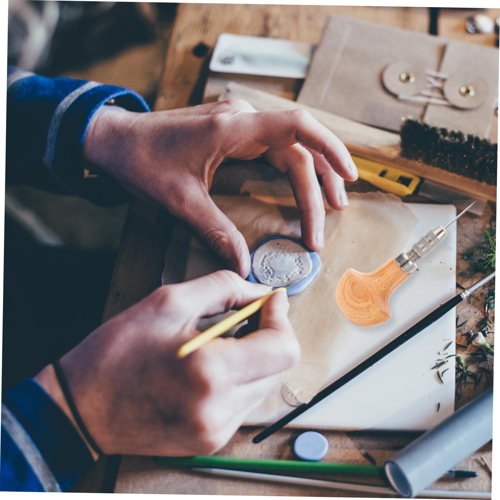 DOITOOL 9sets Strumenti Per Oreficeria Pinza e Punta Acciaio Per Lavori Incisione e Fai Da Te Compatto e Facile Da Usare