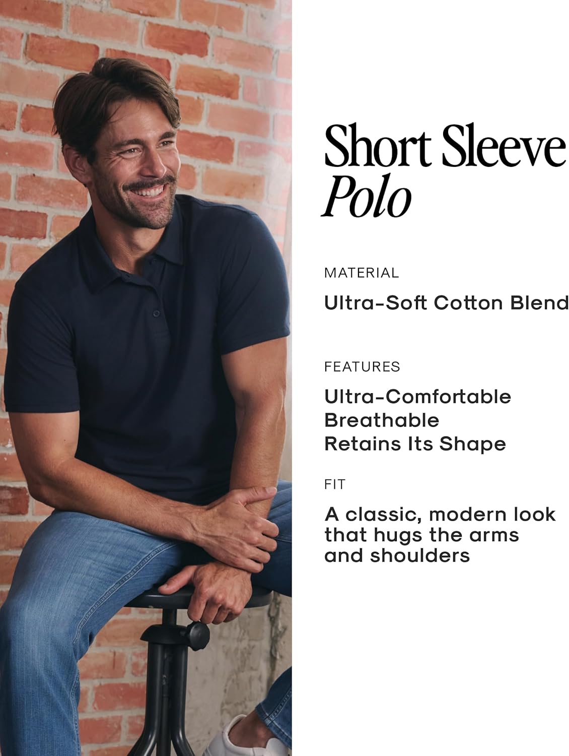 True Classic Novelty Polo Shirts for Men – Mens Polo Shirts Short Sleeve Cotton, Dry Fit Golf Shirt for Men - Image 8