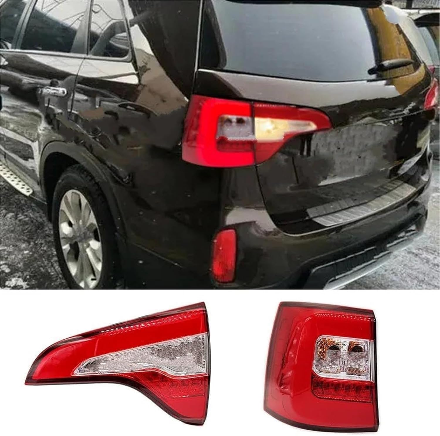 リアライト ブレーキライト テールライト ストップ リアテールランプ アクセサリー 用のKia 用のSorento 2013-201