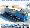 URVOLAX Wireless Reversing Camera Digital Van Reverse Camera Kit,7''Monitor and Parking Camera IP69 Waterproof Rear View Camera,1080P HD Night Vision 170° Wide Angle fit Caravan Trailer Trucks Cars