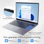 15.6 Ordinateur portable de pouce, N4020 CPU, 4GB RAM, 128GB Stockage, FHD 1080P IPS Affichage, Windows 11 Maison, Type-C PD Chargement rapide, double bande WiFi, Carnet de notes léger pour les étudiants, à la maison et au bureau