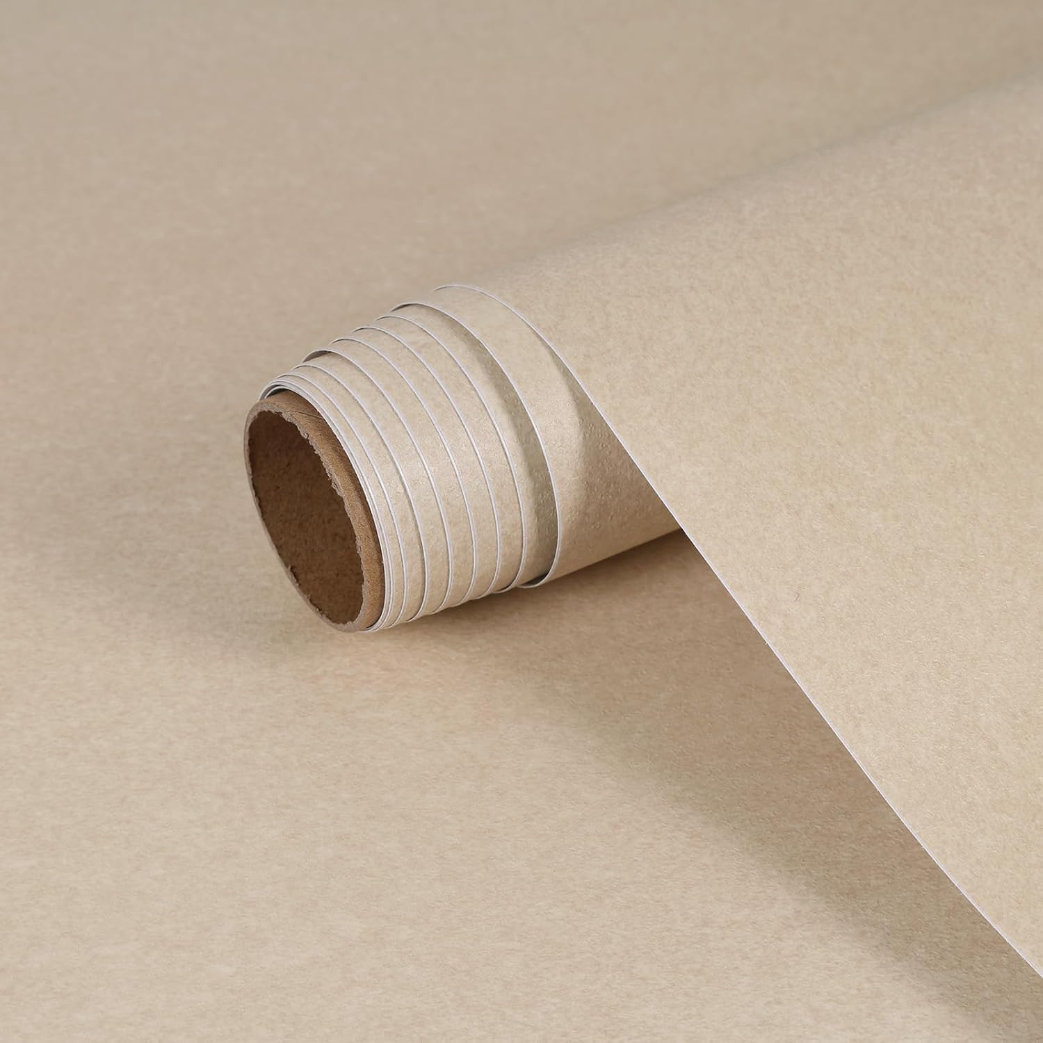 15.7''x315'' Khaki Light Beige Marble Contact Paper for Countertops Thick Kitchen Granite Contact Paper Waterproof Peel and Stick Renter Friendly Wallpaper for Countertops Bathroom Cabinet