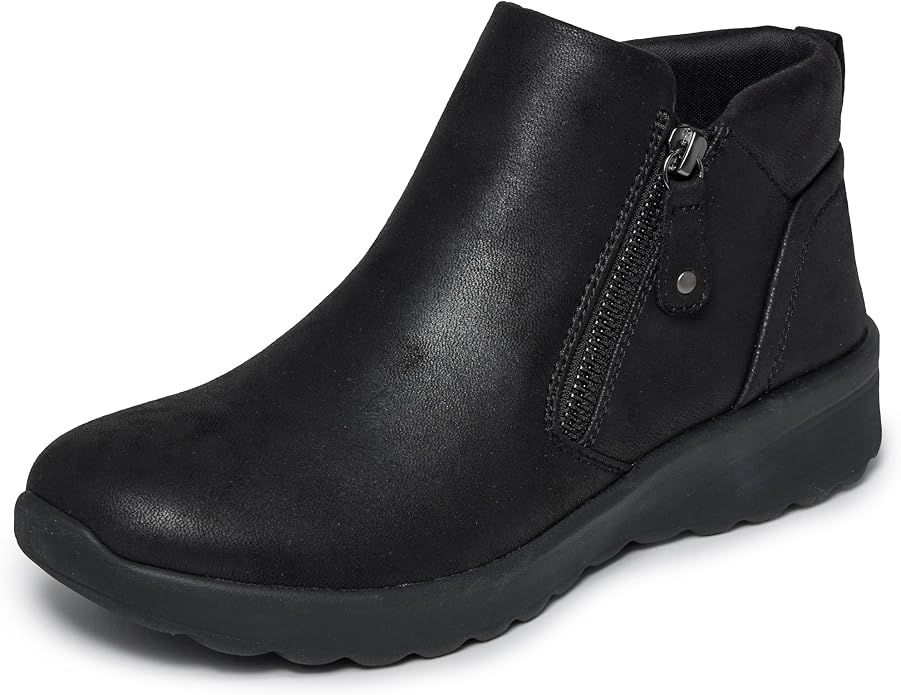 Botas Skechers Mujer Lovely Vibe Fall In Bloom, Negro Microcuero
